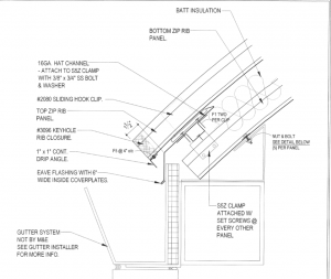 curved metal roof